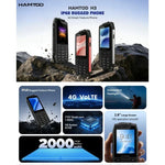 HAMTOD H3 頑丈スマホ、2.8インチ T107 ARM CortexTM A7 クアッドコア 1.0GHz、ネットワーク：4G、VoLTE、BT、SOS、EU版