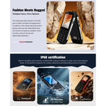 HAMTOD H3 頑丈スマホ、2.8インチ T107 ARM CortexTM A7 クアッドコア 1.0GHz、ネットワーク：4G、VoLTE、BT、SOS、EU版