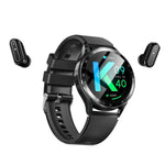 X10 ヘッドホン スマートウォッチ 1.39インチ 防水ブレスレット、Bluetooth通話 / NFC / 心拍数対応