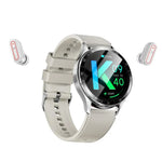 X10 ヘッドホン スマートウォッチ 1.39インチ 防水ブレスレット、Bluetooth通話 / NFC / 心拍数対応