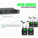 XTUGA RW2090 プロフェッショナルステージワイヤレス2チャンネルインイヤーモニタリングシステム2イン1、USプラグ、EUプラグ、AUプラグ、UKプラグ