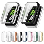 全面保護TPU電気めっき腕時計保護ケース Samsung Galaxy Fit 3用