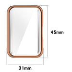 全面保護TPU電気めっき腕時計保護ケース Samsung Galaxy Fit 3用