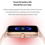 QS11 1.91インチ BT5.2 スマートスポーツウォッチ、睡眠 / 心拍数 / 血中酸素 / 血圧健康モニター対応