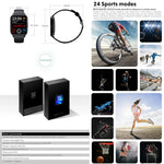 QS16 Pro 1.83インチ BT5.0 スマートスポーツウォッチ、Bluetooth通話 / 睡眠 / 血中酸素 / 体温 / 心拍数 / 血圧健康モニター対応