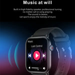 QX9 1.96インチ BT5.2 スマートスポーツウォッチ、Bluetooth通話 / 睡眠 / 血中酸素 / 心拍数 / 血圧健康モニター対応