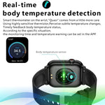QX9 1.96インチ BT5.2 スマートスポーツウォッチ、Bluetooth通話 / 睡眠 / 血中酸素 / 心拍数 / 血圧健康モニター対応