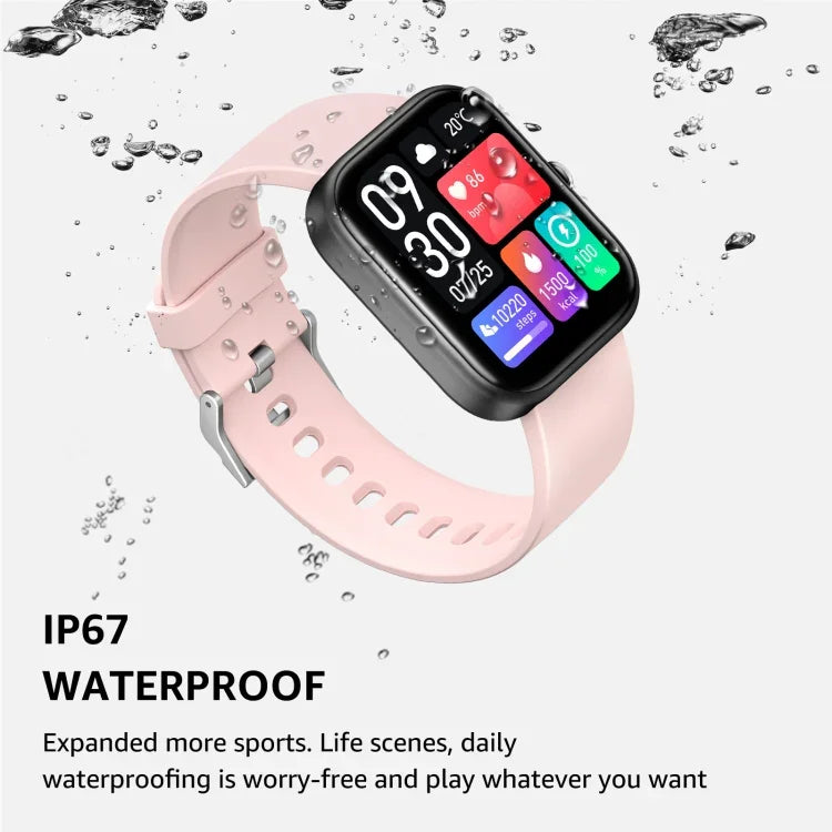 GTS5 2.0インチ フィットネス ヘルス スマートウォッチ、BT通話 / 心拍数 / 血圧 / MET / 血糖値