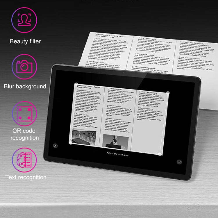 Lenovo K10 WiFi タブレット TB330FU、10.95インチ Android 13、MediaTek Helio G88 オクタコア、顔認証対応、K10 WiFi TB330FU