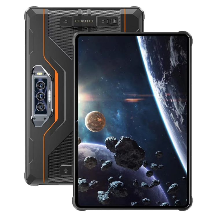 OUKITEL RT8 4G ネットワーク IP68/IP69K 耐衝撃タブレット、11インチ Android 13 MediaTek Helio G99 クアッドコア デュアルSIM対応、EUプラグ、RT8 6GB+256GB
