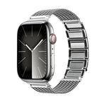 磁気留め具編み込みチェーンステンレススチールウォッチバンド、Apple Watch 42mm用、Apple Watch 38mm用