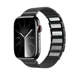 磁気留め具編み込みチェーンステンレススチールウォッチバンド、Apple Watch 42mm用、Apple Watch 38mm用