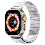ミラネーゼループ磁気留め具ステンレススチールウォッチバンド、Apple Watch 42mm用、Apple Watch 38mm用