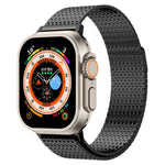ミラネーゼループ磁気留め具ステンレススチールウォッチバンド、Apple Watch 42mm用、Apple Watch 38mm用
