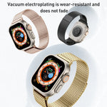 ミラネーゼループ磁気留め具ステンレススチールウォッチバンド、Apple Watch 42mm用、Apple Watch 38mm用