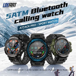 LOKMAT ATTACK Pro 1.39インチ BT5.1 スマートスポーツウォッチ、Bluetooth通話 / 睡眠 / 心拍数 / 血圧健康モニター対応