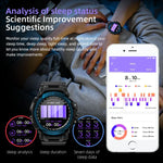 LOKMAT ATTACK Pro 1.39インチ BT5.1 スマートスポーツウォッチ、Bluetooth通話 / 睡眠 / 心拍数 / 血圧健康モニター対応