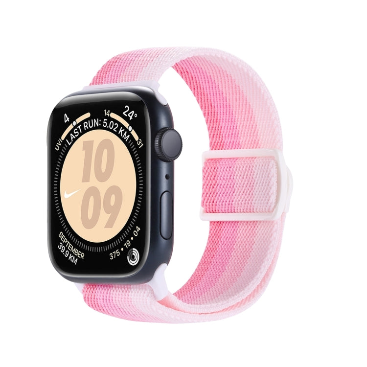 カーボンファイバー調スナップバックルナイロンウォッチバンド、Apple Watch SE 2023 40mm用、Apple Watch Ultra 2 49mm用、Apple Watch Series 9 45mm用