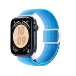 カーボンファイバー調スナップバックルナイロンウォッチバンド、Apple Watch SE 2023 40mm用、Apple Watch Ultra 2 49mm用、Apple Watch Series 9 45mm用