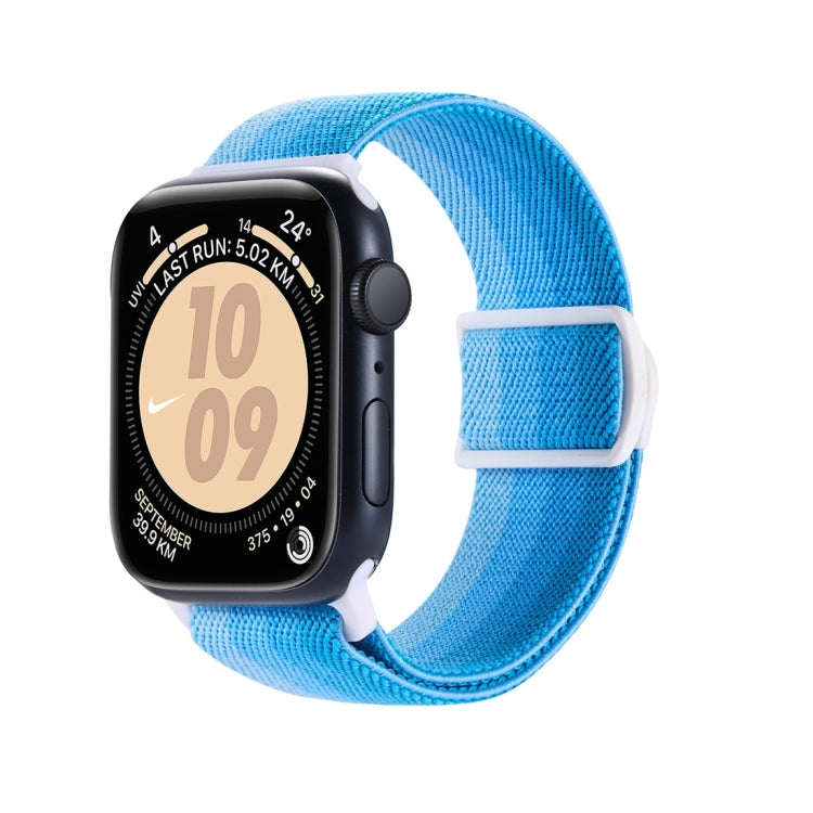 カーボンファイバー調スナップバックルナイロンウォッチバンド、Apple Watch SE 2023 40mm用、Apple Watch Ultra 2 49mm用、Apple Watch Series 9 45mm用