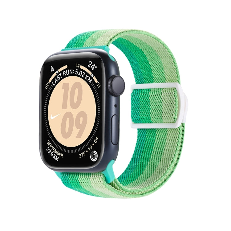 カーボンファイバー調スナップバックルナイロンウォッチバンド、Apple Watch SE 2023 40mm用、Apple Watch Ultra 2 49mm用、Apple Watch Series 9 45mm用