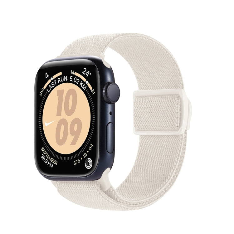 カーボンファイバー調スナップバックルナイロンウォッチバンド、Apple Watch SE 2023 40mm用、Apple Watch Ultra 2 49mm用、Apple Watch Series 9 45mm用