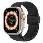 カーボンファイバー調スナップバックルナイロンウォッチバンド、Apple Watch SE 2023 40mm用、Apple Watch Ultra 2 49mm用、Apple Watch Series 9 45mm用
