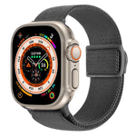 カーボンファイバー調スナップバックルナイロンウォッチバンド、Apple Watch SE 2023 40mm用、Apple Watch Ultra 2 49mm用、Apple Watch Series 9 45mm用