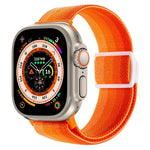 カーボンファイバー調スナップバックルナイロンウォッチバンド、Apple Watch SE 2023 40mm用、Apple Watch Ultra 2 49mm用、Apple Watch Series 9 45mm用
