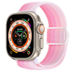 カーボンファイバー調スナップバックルナイロンウォッチバンド、Apple Watch SE 2023 40mm用、Apple Watch Ultra 2 49mm用、Apple Watch Series 9 45mm用