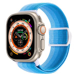 カーボンファイバー調スナップバックルナイロンウォッチバンド、Apple Watch SE 2023 40mm用、Apple Watch Ultra 2 49mm用、Apple Watch Series 9 45mm用