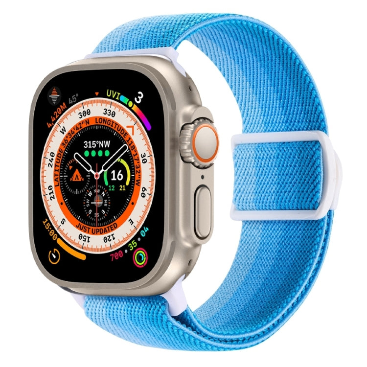 カーボンファイバー調スナップバックルナイロンウォッチバンド、Apple Watch SE 2023 40mm用、Apple Watch Ultra 2 49mm用、Apple Watch Series 9 45mm用