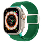 カーボンファイバー調スナップバックルナイロンウォッチバンド、Apple Watch SE 2023 40mm用、Apple Watch Ultra 2 49mm用、Apple Watch Series 9 45mm用