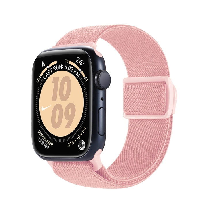 カーボンファイバー調スナップバックルナイロンウォッチバンド、Apple Watch SE 2023 40mm用、Apple Watch Ultra 2 49mm用、Apple Watch Series 9 45mm用