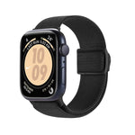 カーボンファイバー調スナップバックルナイロンウォッチバンド、Apple Watch SE 2023 40mm用、Apple Watch Ultra 2 49mm用、Apple Watch Series 9 45mm用
