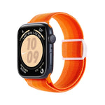 カーボンファイバー調スナップバックルナイロンウォッチバンド、Apple Watch SE 2023 40mm用、Apple Watch Ultra 2 49mm用、Apple Watch Series 9 45mm用