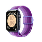 カーボンファイバー調スナップバックルナイロンウォッチバンド、Apple Watch SE 2023 40mm用、Apple Watch Ultra 2 49mm用、Apple Watch Series 9 45mm用
