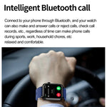 ET580 2.04インチ AMOLEDスクリーン スポーツスマートウォッチ、Bluetooth通話 / 心電図機能対応