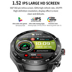 LEMFO T95 1.52インチIPSスクリーン 2イン1 Bluetoothイヤホン スマートウォッチ 健康モニタリング対応