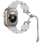 レジン製伸縮チェーン時計バンド、Apple Watch Ultra 2 49mm用、Apple Watch Series 9 45mm用