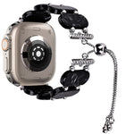 レジン製伸縮チェーン時計バンド、Apple Watch Ultra 2 49mm用、Apple Watch Series 9 45mm用