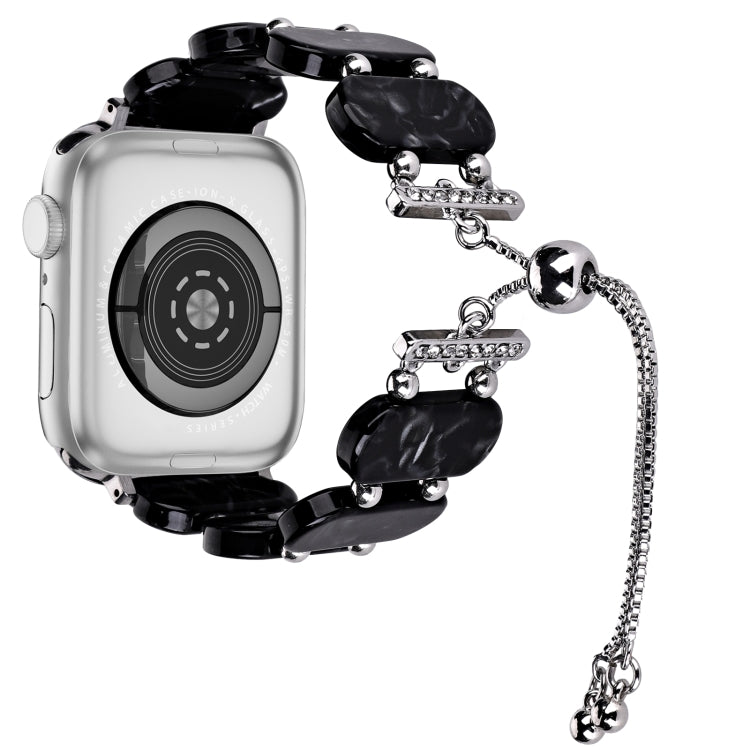 レジン製伸縮チェーン時計バンド、Apple Watch Series 9 41mm用、Apple Watch Ultra 49mm用
