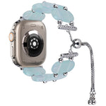 レジン製伸縮チェーン時計バンド、Apple Watch Series 9 41mm用、Apple Watch Ultra 49mm用