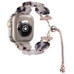 レジン製伸縮チェーン時計バンド、Apple Watch Series 9 41mm用、Apple Watch Ultra 49mm用