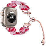 レジン製伸縮チェーン時計バンド、Apple Watch Series 9 41mm用、Apple Watch Ultra 49mm用