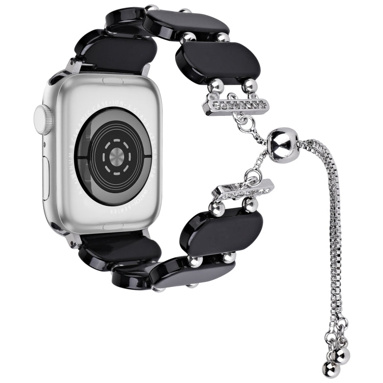 レジン製伸縮チェーン時計バンド、Apple Watch Series 8 41mm用、Apple Watch Series 8 45mm用