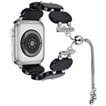 レジン製伸縮チェーン時計バンド、Apple Watch Series 7 41mm用、Apple Watch Series 7 45mm用