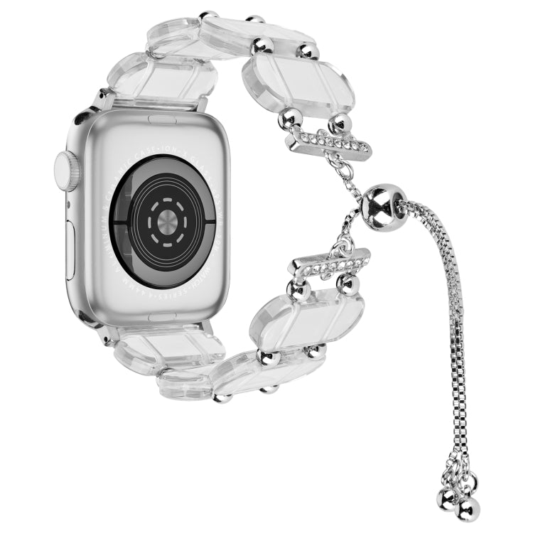レジン伸縮チェーンウォッチバンド、Apple Watch Series 3 38mm用、Apple Watch Series 3 42mm用