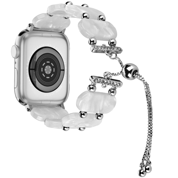 レジン伸縮チェーンウォッチバンド、Apple Watch 42mm用、Apple Watch 38mm用