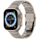 I字型チタンメタルウォッチバンド、Apple Watch SE 2023 44mm用、Apple Watch SE 2023 40mm用、Apple Watch Ultra 2 49mm用、Apple Watch Series 9 45mm用、Apple Watch Series 9 41mm用、Apple Watch Ultra 49mm用、Apple Watch Series 8 41mm用
